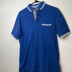 light blue polo t-shirt